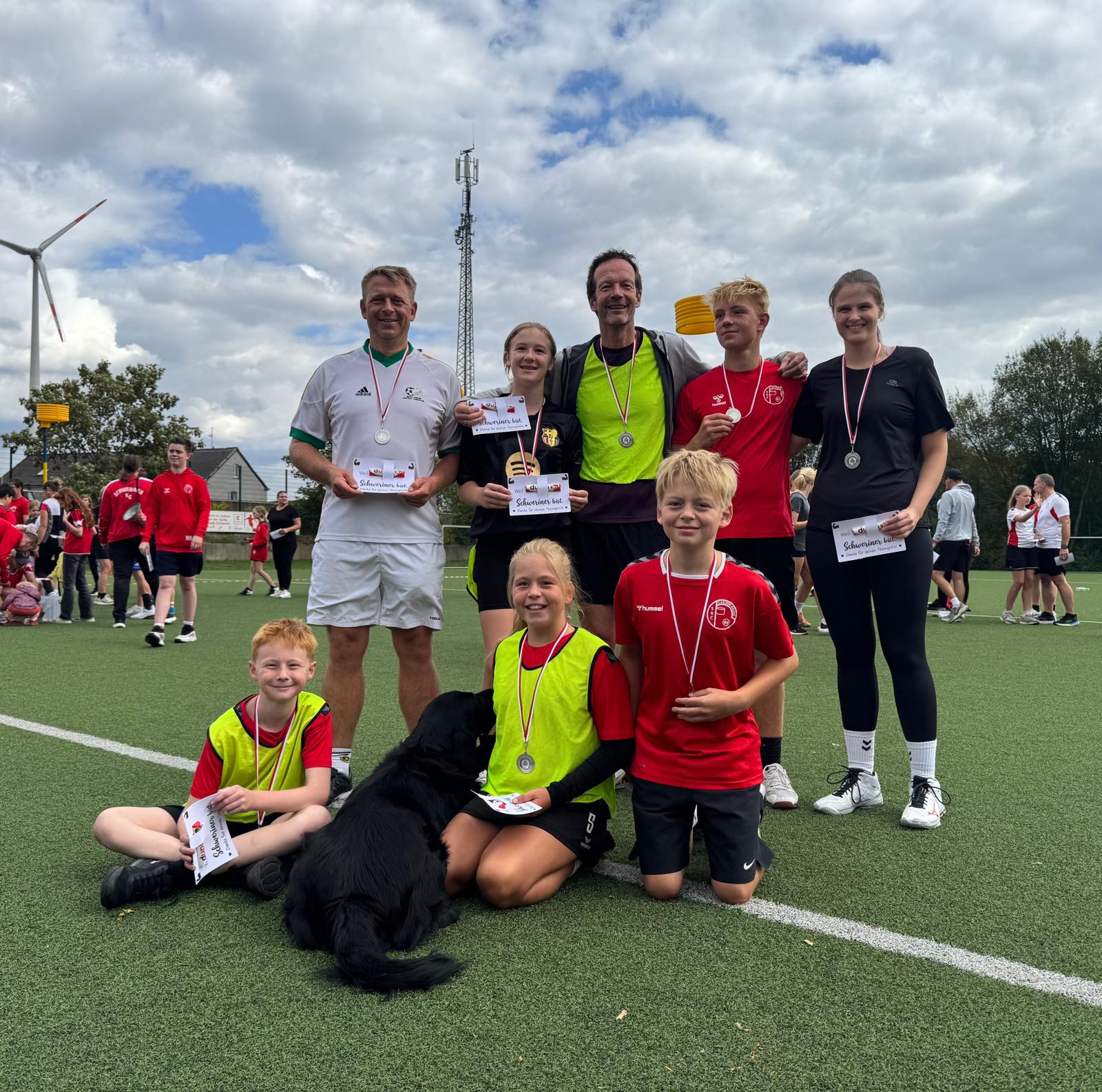 Platz 2 Team Gelb